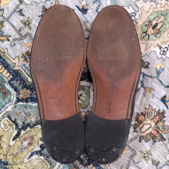 ☘️ TOWNCRAFT Leather Keltie Tassel Slip On Loafers - Picture 8 of 9